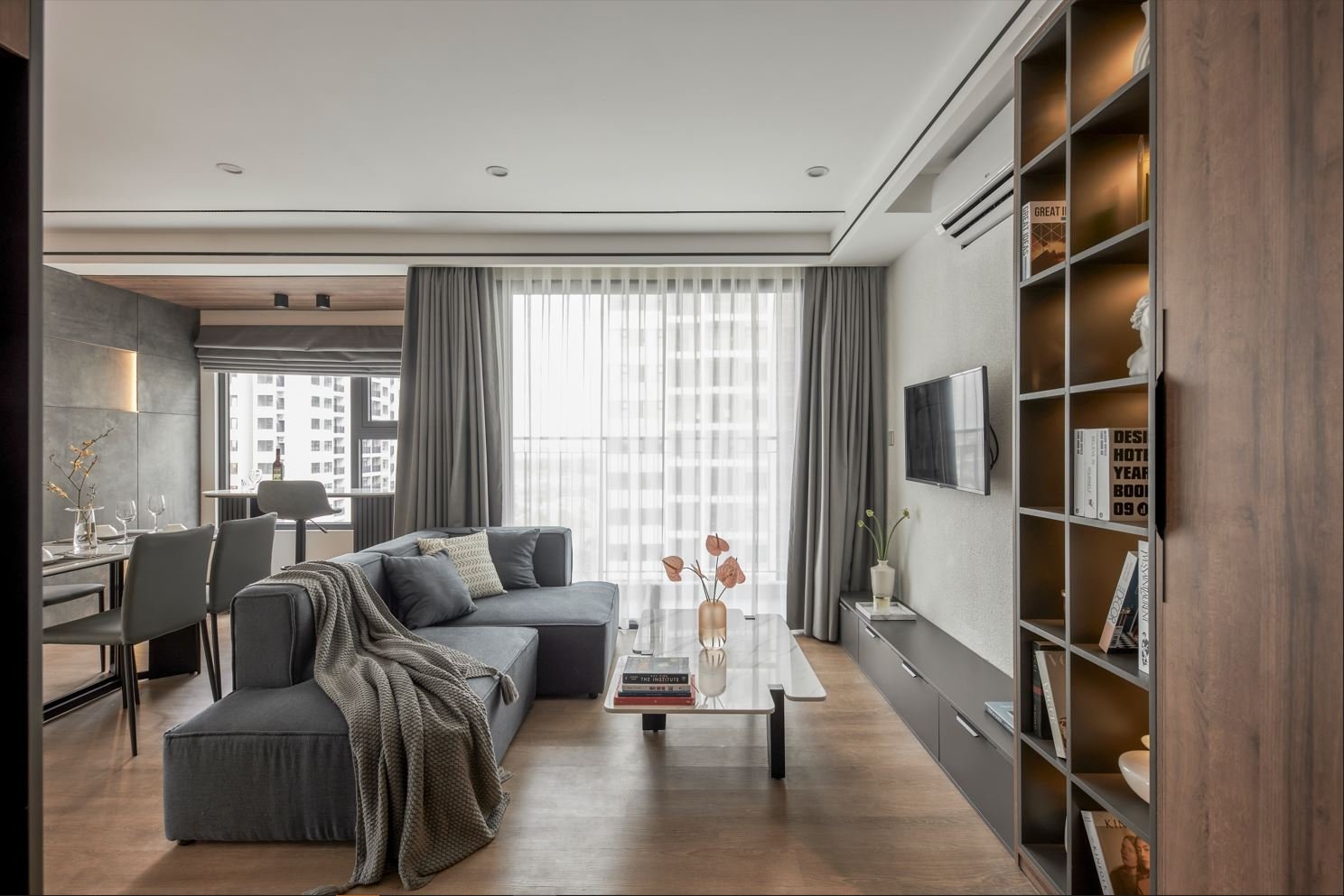 Bộ bàn ghế gỗ phòng khách chung cư giá rẻ