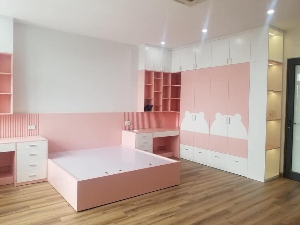 Combo giường tủ phòng ngủ theo yêu cầu
