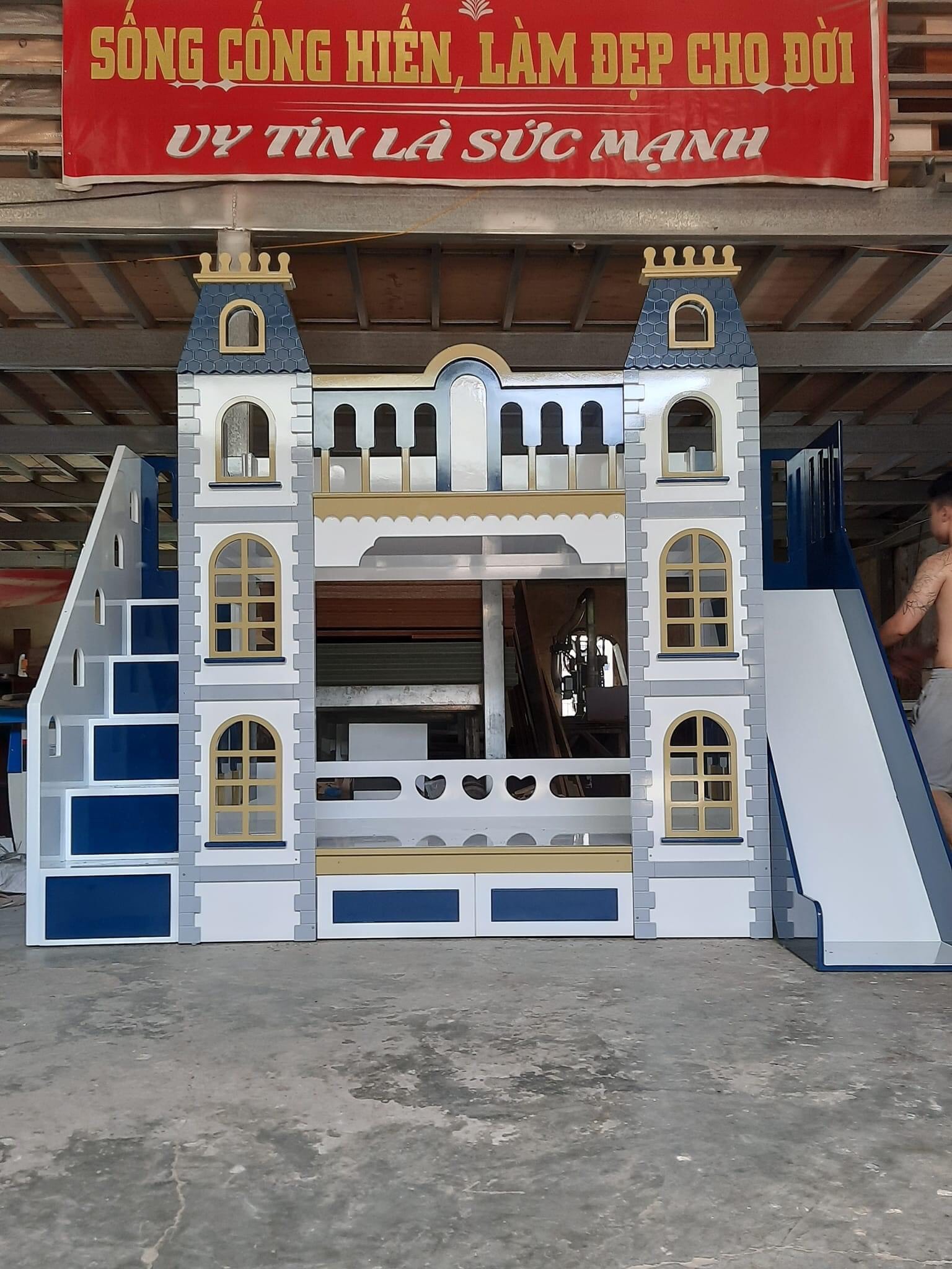 Mẫu Giường Ngủ Thông Minh Trẻ Em CA12