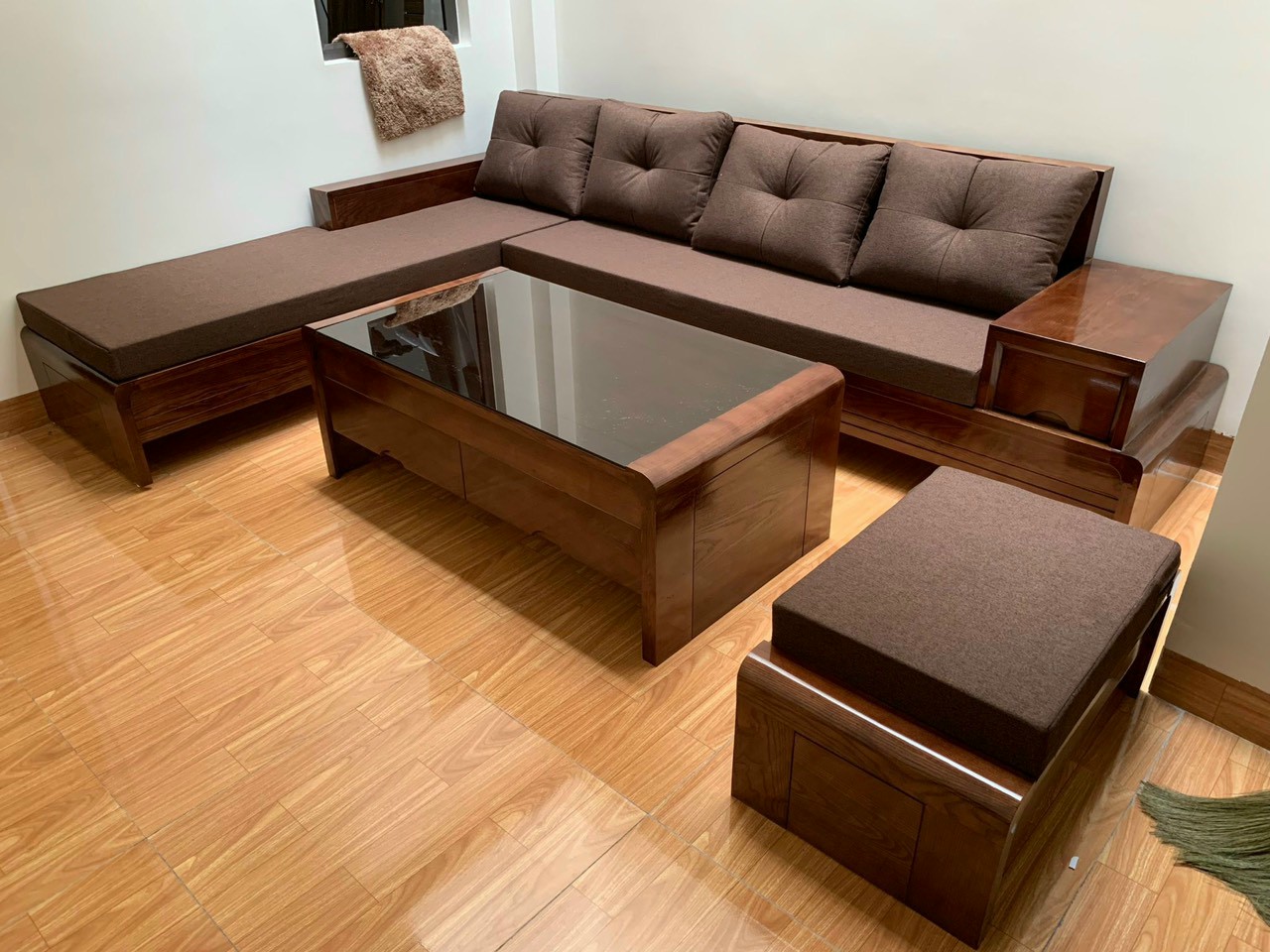 Sofa Gỗ Phòng Khách Đẹp Mẫu Mới