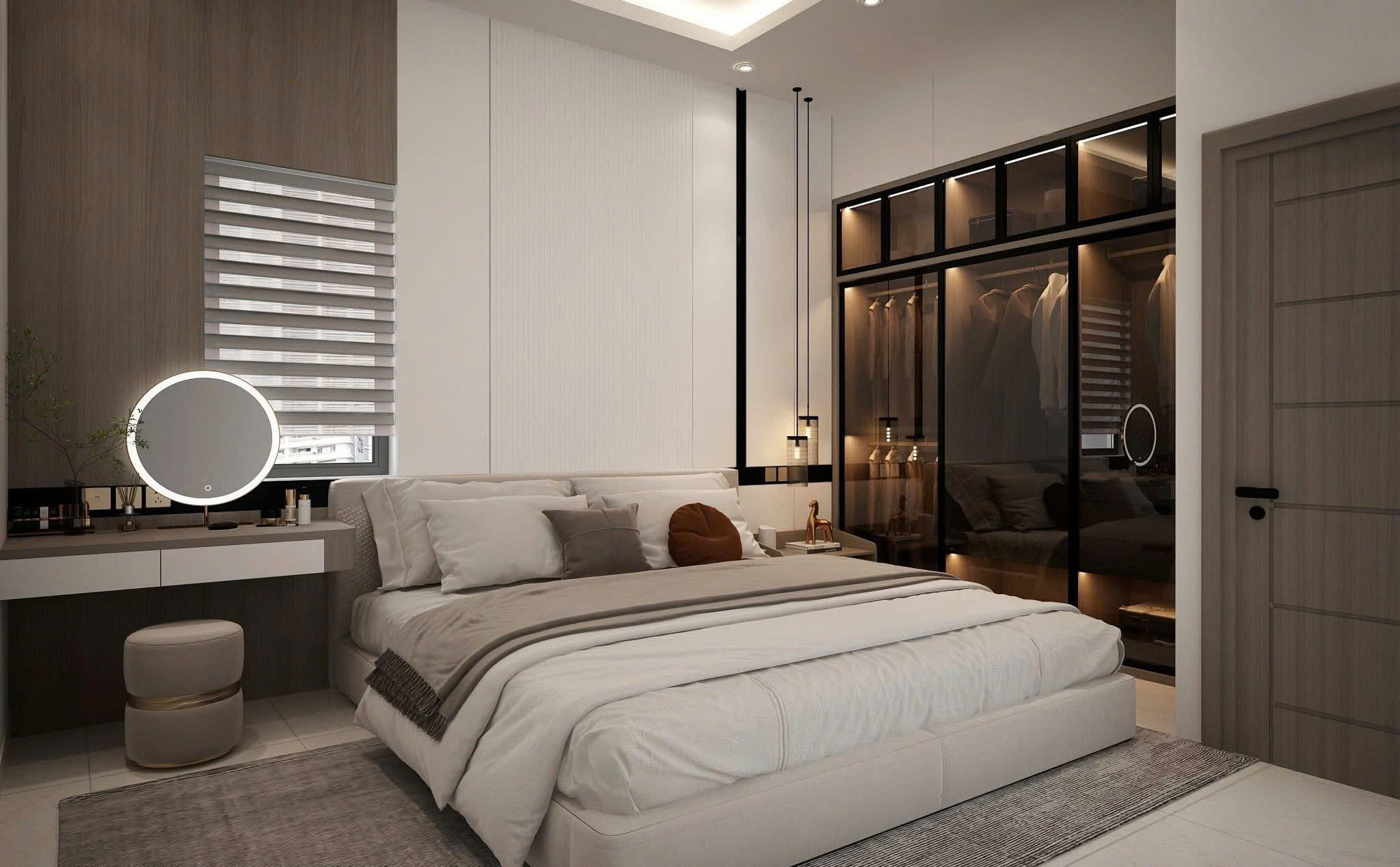 Thi Công Thiết Kế Nội Thất Giường Tủ Quần Áo Phòng Ngủ Theo Yêu Cầu